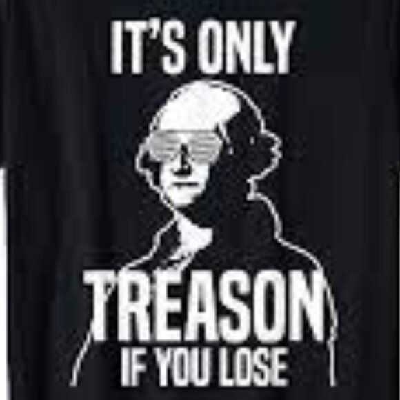 George Washington Its Only Treason If You Lose Political Funny Meme T-Shirt 79 - Picture 2 of 5